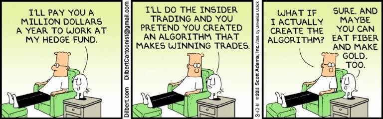 Wall Street Trading Dilbert Cartoon