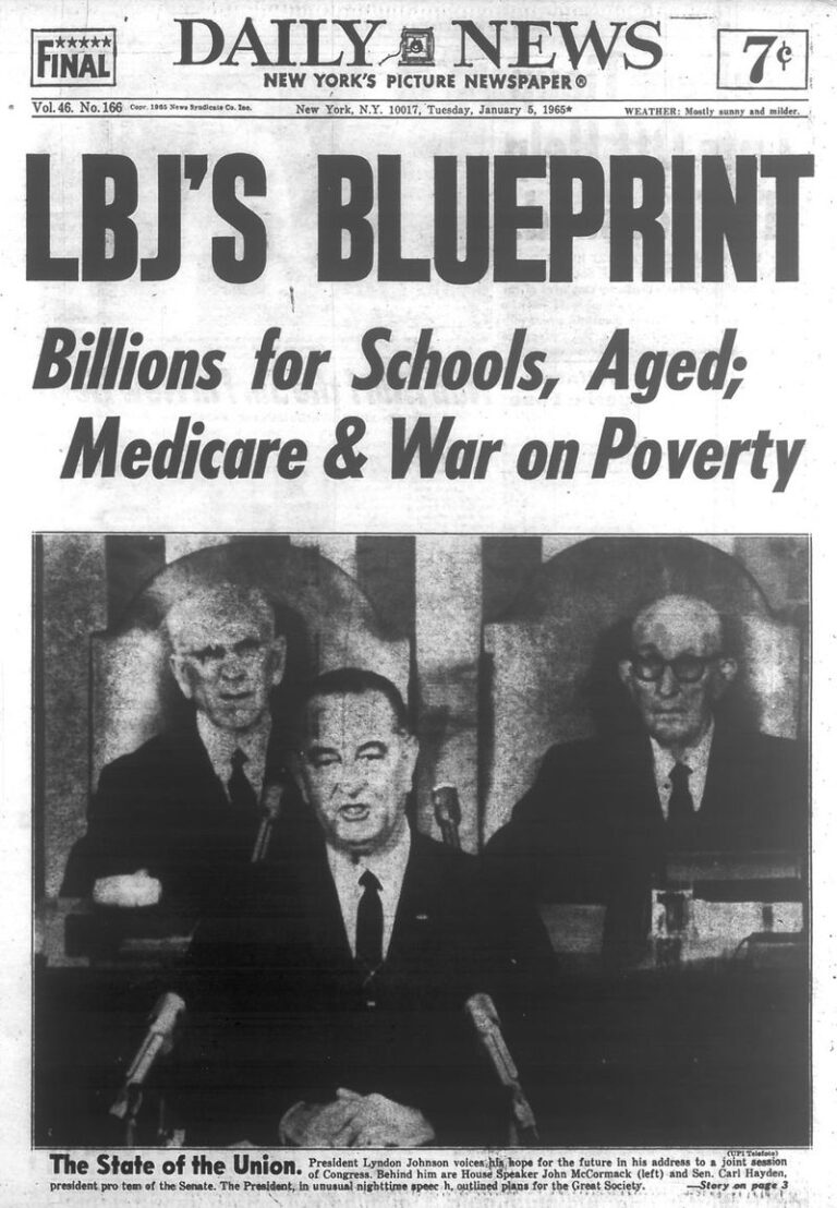 LBJ Great Society Newspaper